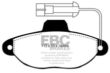 Load image into Gallery viewer, Pastiglie Freni EBC Ultimax Anteriore FIAT Panda 1.1 Cv  dal 2004 al 2010 Pinza Bendix Diametro disco 240mm