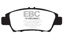 Carica l'immagine nel visualizzatore di Gallery, Pastiglie Freni EBC Ultimax Anteriore HONDA City 1.4 Cv  dal 2008 al 2014 Pinza  Diametro disco 261mm