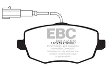 Carica l'immagine nel visualizzatore di Gallery, Pastiglie Freni EBC Ultimax Anteriore LANCIA Ypsilon 1.2 Cv 60 dal 2006 al 2011 Pinza TRW Diametro disco 257mm