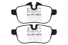 Carica l'immagine nel visualizzatore di Gallery, Pastiglie Freni EBC Ultimax Posteriore BMW Z4 E89 2.0 Turbo (18) Cv 156 dal 2013 al 2016 Pinza TRW Diametro disco 300mm