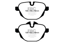 Carica l'immagine nel visualizzatore di Gallery, Pastiglie Freni EBC Ultimax Posteriore BMW Serie 5 (F10) 518 2.0 TD Cv  dal 2013 al 2017 Pinza TRW Diametro disco 330mm