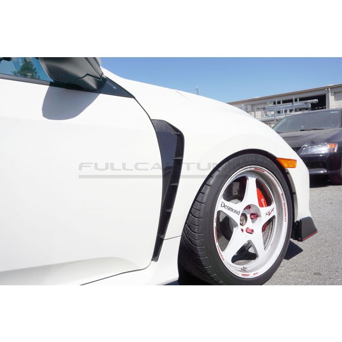 CarbonWorks Prese D'aria Fianchetti Anteriori in Carbonio Honda Civic FK8