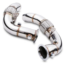 Carica l'immagine nel visualizzatore di Gallery, Downpipe di scarico decat da 2.75″ BMW Serie 5 / 6 F10 M5 / F12 M6 4.4 V8 12-16