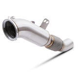 Downpipe di scarico decat da 4.5″ BMW Serie 1 F20 M140i B58 16-19