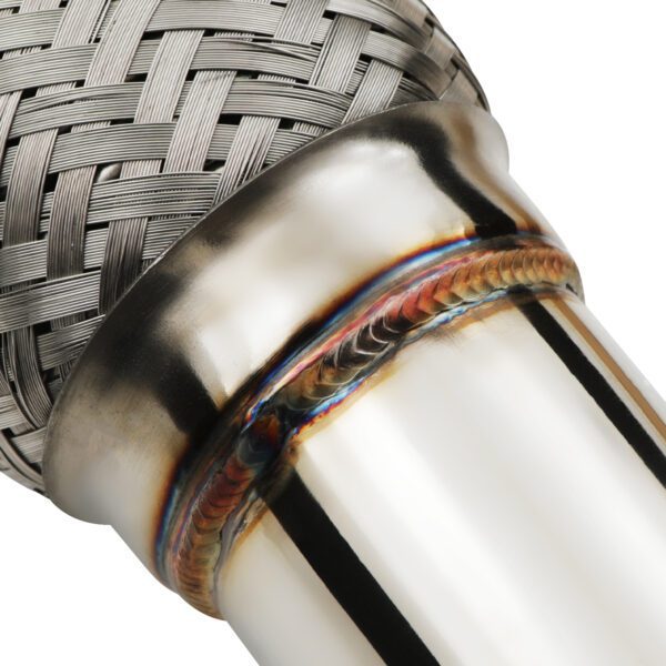 Downpipe di scarico Decat 2.5″ con Pre Cat Pipe Opel Corsa E 1.6 Turbo VXR 15+