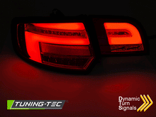 Load image into Gallery viewer, Fanali Posteriori LED BAR Rossi Neri sequenziali per AUDI A3 8P 5D 08-12