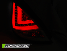 Carica l'immagine nel visualizzatore di Gallery, Fanali Posteriori per FORD FIESTA MK7 08-12 HB Rossi SMOKE LED BAR