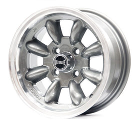 Cerchio in Lega ULTRALITE MINI WHEELS 13x6 ET10 4x101.6 GUN GREY POLISHED RIM