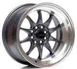 ULTRALITE UL48 15x8 ET0 4x100/108 GUN METAL GREY POLISHED RIM