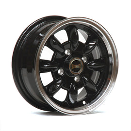 Cerchio in Lega ULTRALITE MINI WHEELS 12x5 ET30 4x101.6 GLOSS BLACK POLISHED RIM