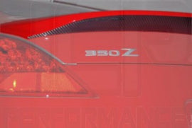 Nissan 350z 03/- Z33 Spoiler Posteriore Type III Carbonio