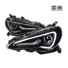 Load image into Gallery viewer, Fari Anteriori LED Bar con Sequential Turn Signal Lights Interno Nero Lucido Toyota GT86