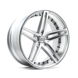 Cerchio in Lega AXE EX20 20x8.5 ET25 5x120 GLOSS SILVER & POLISHED