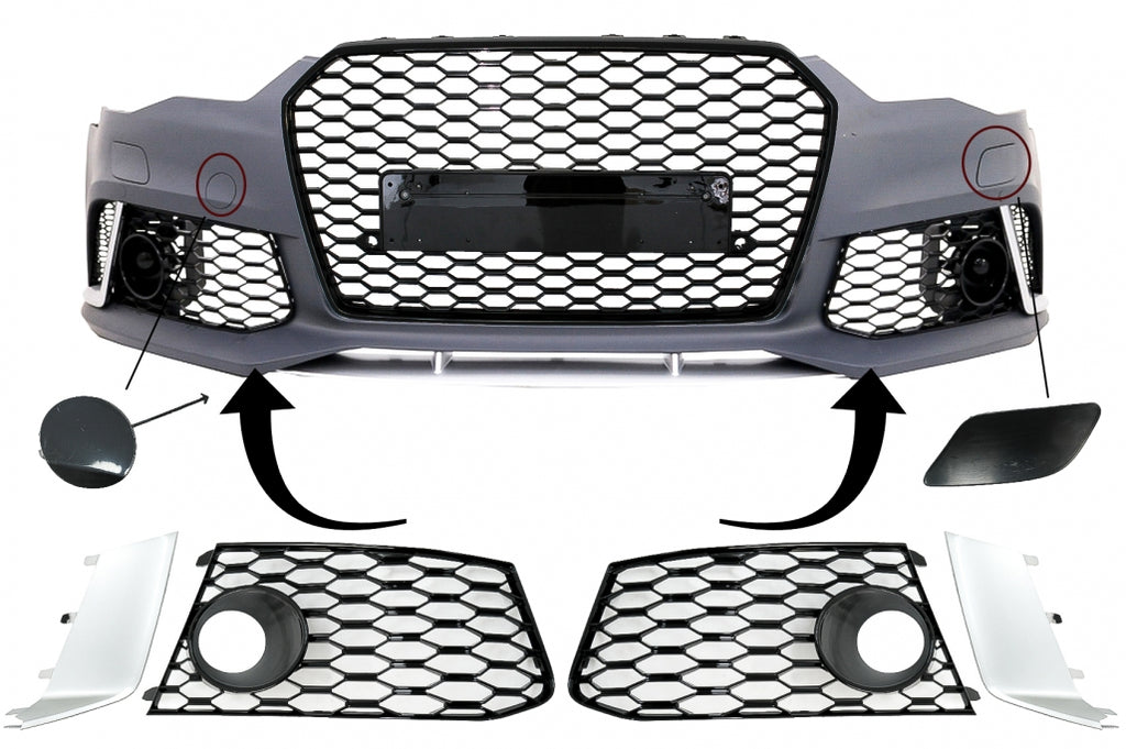 Audi A6 / S6 C7 / 4G - front bumper, bumper, front spoiler, body kit