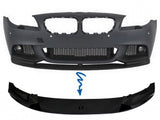 Lip Paraurti Anteriore BMW Serie 5 F10 F11 Sedan Touring (2011-2017) M-Performance Nero Lucido