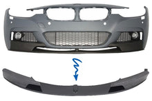 Carica l'immagine nel visualizzatore di Gallery, Lip Paraurti Anteriore Splitter BMW Serie 3 F30 F31 (2011+) M-Performance Pellicola Carbonio Coating