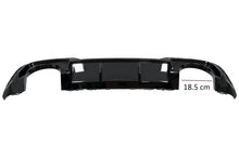 Carica l'immagine nel visualizzatore di Gallery, Diffusore Paraurti Posteriore Audi A3 8V Facelift (2016-2019) Hatchback Sportback RS3 Design only S-line Bumper Nero Lucido