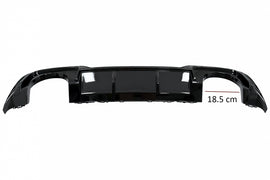 Diffusore Paraurti Posteriore Audi A3 8V Facelift (2016-2019) Hatchback Sportback RS3 Design only S-line Bumper Nero Lucido
