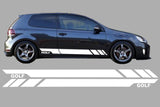 Adesivi laterali in vinile Bianco VW  Golf 5 6 7 V VI VII (2003 +)