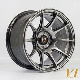 Cerchio in Lega Rota BDR 15x8.25 4x100 ET0 Hyper Black