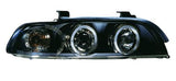 BMW Serie 5 E39 96-03 Fari Anteriori Neri (Elettrici)