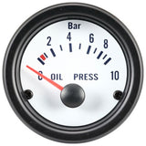 DFI Whiteline Universal Manometro da 52mm- Pressione Olio (Bar)
