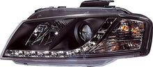 Carica l'immagine nel visualizzatore di Gallery, Audi A3 8P 03+ Fari Anteriori R8 Style a LED Neri V1