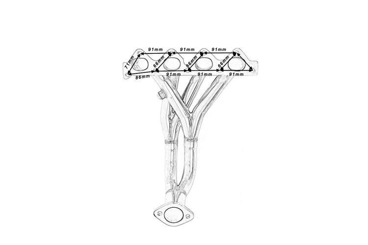 Collettore di Scarico - Hyundai COUPE 97-01