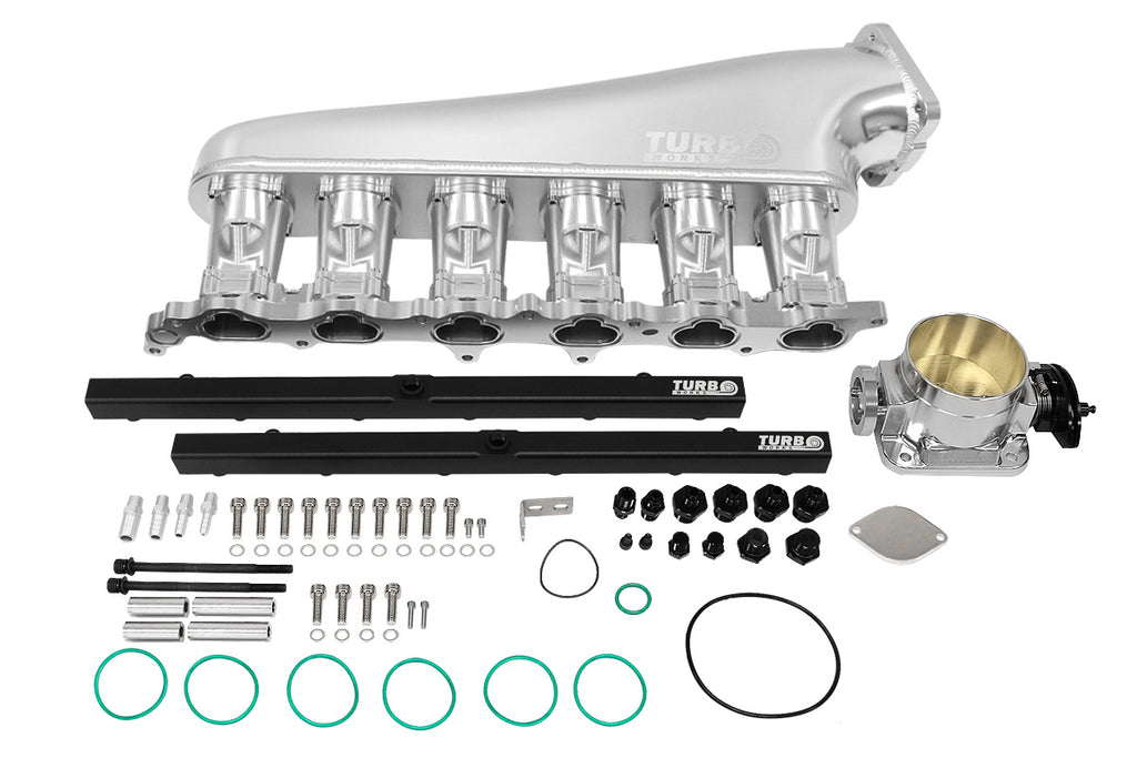 Collettore di Aspirazione - Toyota Supra Mk4 A80 2JZ-GE con 12 Sedi Iniettori e fuel rail