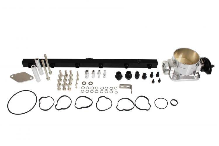 Collettore di Aspirazione - Toyota Supra MK4 A80 2JZ-GTE CNC con 6 Sedi Iniettori e fuel rail