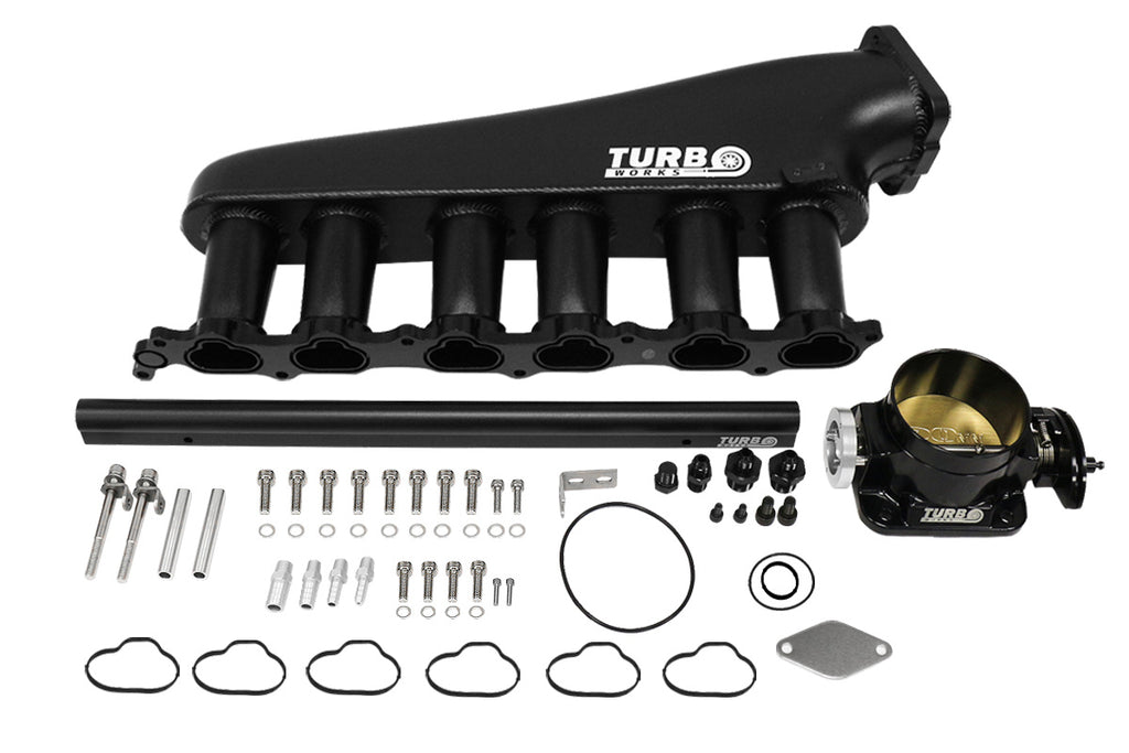 Collettore di Aspirazione - Toyota Supra MK4 A80 2JZ-GTE con Farfalla Aspirazione e fuel rail
