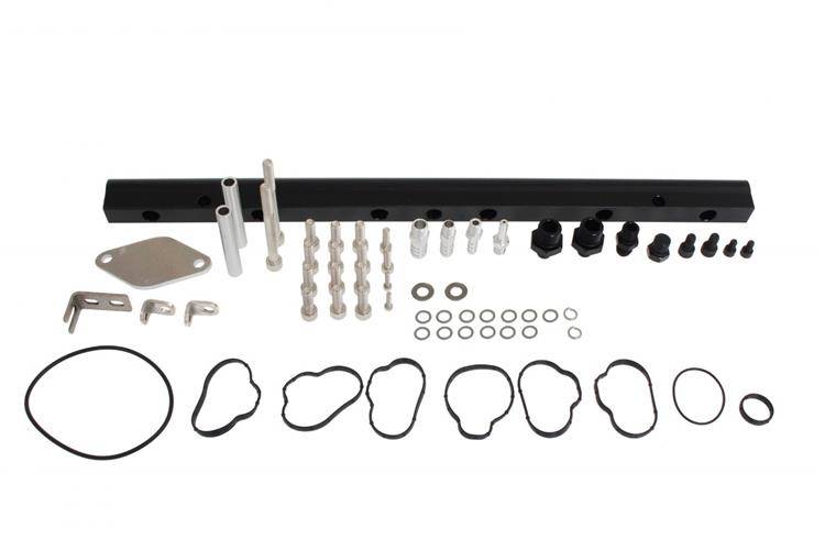 Collettore di Aspirazione - Toyota Supra MK4 A80 2JZ-GTE con Farfalla Aspirazione e fuel rail