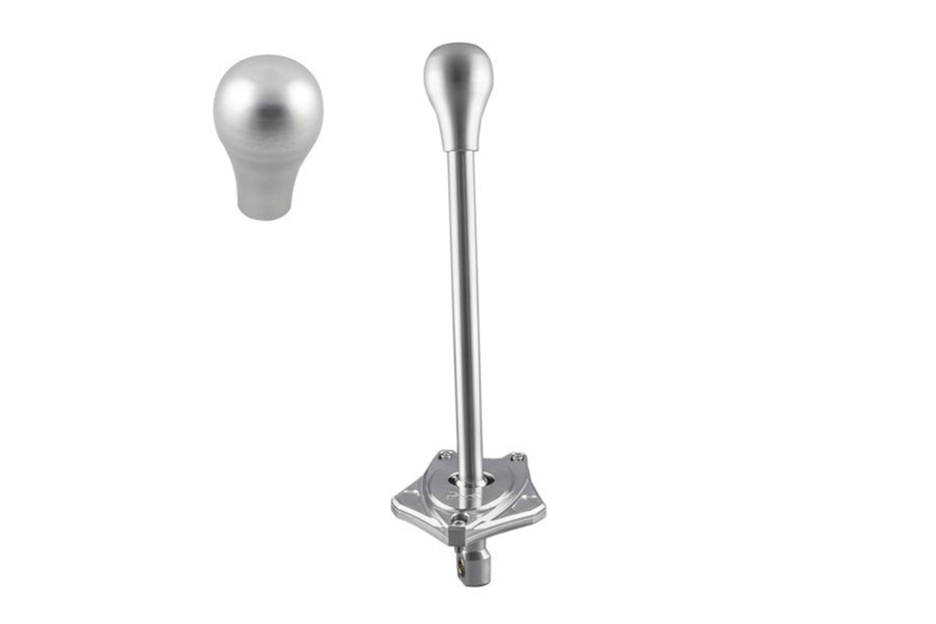 Short Shifter - BMW Serie 3 E90 Serie 1 E82 Con Pomello Argento Corto in Alluminio