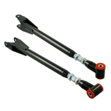 Steal Bracci di controllo regolabili inferiori posteriori (bracci camber) - BMW Serie 3 E36 E46 Z4 (80ShA) (Nero)