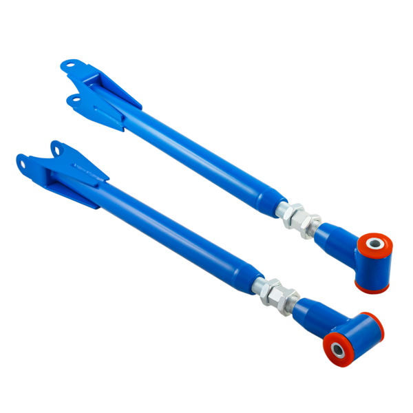 Bracci di controllo regolabili inferiori posteriori in acciaio (bracci camber) - BMW Serie 3 E36 E46 Z4 (80ShA) (Blue)