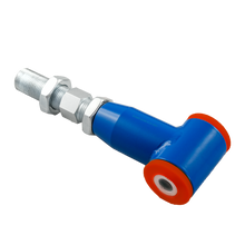 Carica l'immagine nel visualizzatore di Gallery, Bracci di controllo regolabili inferiori posteriori in acciaio (bracci camber) - BMW Serie 3 E36 E46 Z4 (80ShA) (Blue)