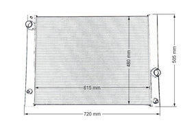 Radiatore Acqua Sportivo - BMW Seria 5 E60 E61