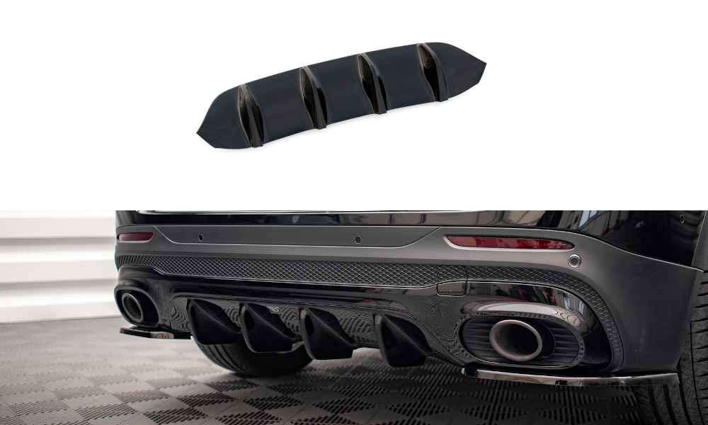 ClimAir Car Comfort Deflettori d'Aria Nero Compatibile con Mercedes GLE (W167) 2019