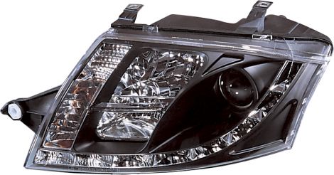 Audi TT 8N 99-06 Fari Anteriori DRL Neri