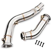 Load image into Gallery viewer, Downpipe di Scarico Decat 3" BMW Serie 3 / 4 F80 M3 / F82 M4 14-18