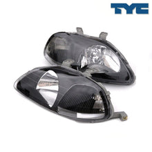 Load image into Gallery viewer, TYC Fari Anteriori JDM Neri Manuali (Civic EJ6 EJ8 EJ9 EK3 EK4 95-98) 4 e 2 porte - em-power.it