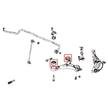 Carica l'immagine nel visualizzatore di Gallery, Hardrace Boccole LOWER ARM Anteriore Plastica Rinforza 2 Pezzi - HONDA CIVIC FG FB