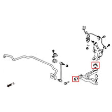 Carica l'immagine nel visualizzatore di Gallery, Hardrace Boccole LOWER ARM Anteriore Plastica 4 Pezzi - HONDA ODYSSEY JDM RB1/2 RB3/4