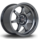 Cerchio in Lega Rota K7 15x9 4x100 ET36 Hyper Black