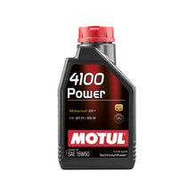 Load image into Gallery viewer, Motul 4100 Power 15W50 Olio Motore (Mercedes, Volkswagen) 1L