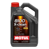 Motul 5W40 8100 X-Clean Olio Motore (BMW, Mercedes, Porsche, Renault Sport) 5L