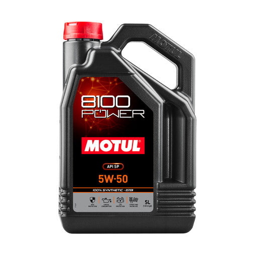 Motul 8100 Power 5W50 Olio Motore (5L)