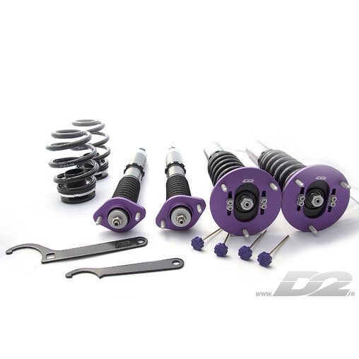 Assetto Regolabile D2 Street Coilover per BMW Serie 3 E30 (82-92)