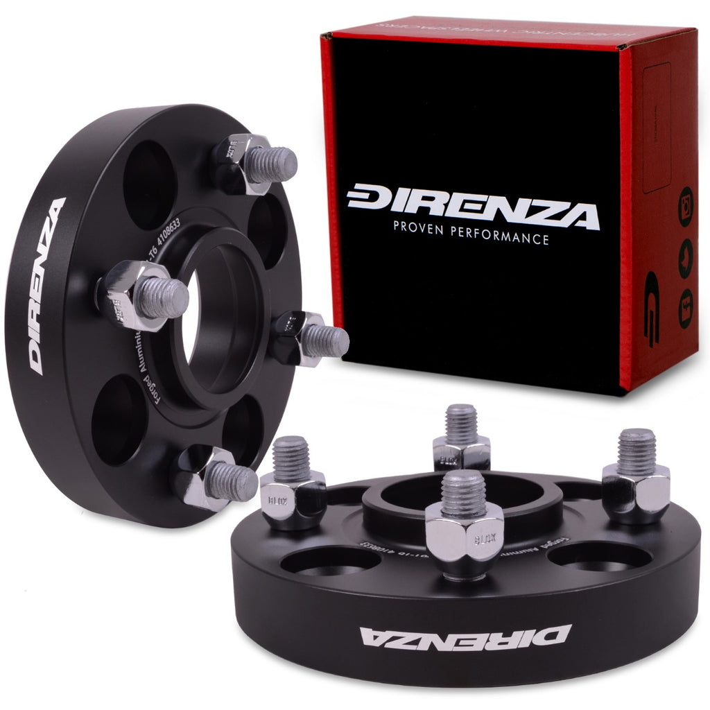 Ford Fiesta MK7 Tutti i Modelli Coppia Distanziali Ruota da 25mm - 4x108 M12x1.5 63.4mm
