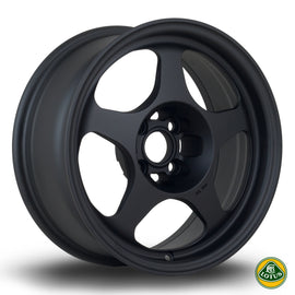 Cerchio in Lega Rota Slipstream 15x6.5 4x95.25 ET7 Flat Black
